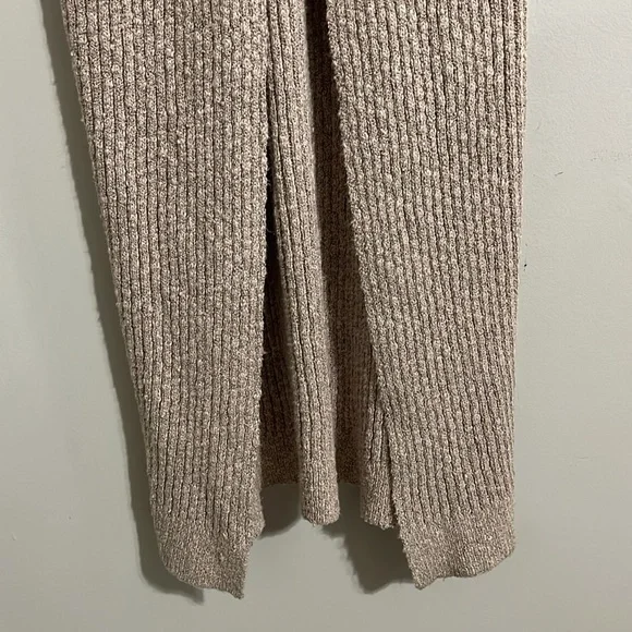 Free People 'Skylight' Rib-Knit Long Cardigan Sweater, Morning Oat XS - Picture 7 of 14